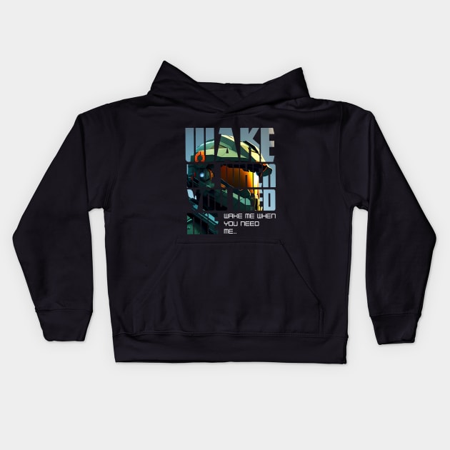 Halo game quotes - Master chief - Spartan 117 - BQ01-v1 Kids Hoodie by trino21